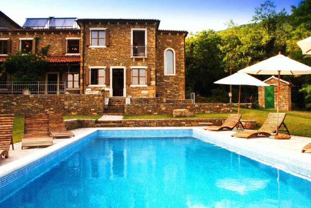 Villa Bazjaki - Beautiful Stone Villa In Istria With Private Pool Livade Екстер'єр фото